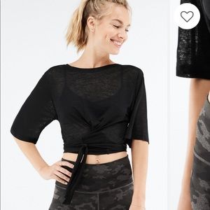 Fabletics Ryan Cropped Tie-Up Tee